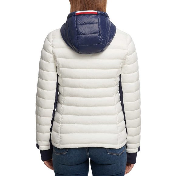 TOMMY HILFIGER Ladies Hooded Jacket Women's Puffer - Picture 2 of 7